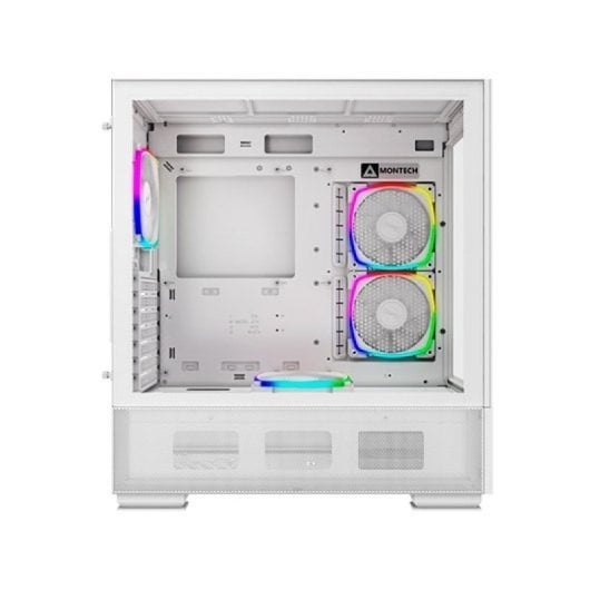 Montech Sky Two Torre in vetro temperato bianco 4 ventole GPU ARGB 168 mm VGA 400 mm