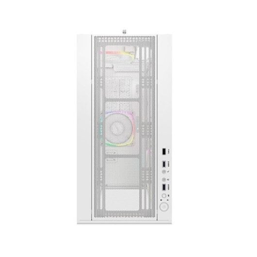 Montech Sky Two Torre in vetro temperato bianco 4 ventole GPU ARGB 168 mm VGA 400 mm