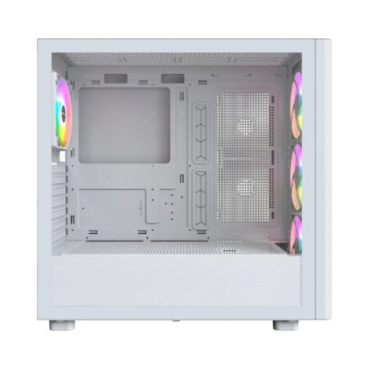 Torre Montech XR WOOD (W) Midi-Tower Blanco ATX Ventana Lateral 4x120mm