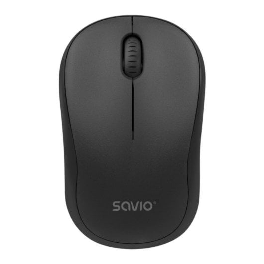 Mouse wireless Savio 1000 DPI Bluetooth USB compatto nero con ricevitore incluso