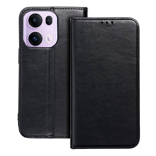 Capa Flip Cool para Oppo Reno 13 Pro 5G Lisa Preta