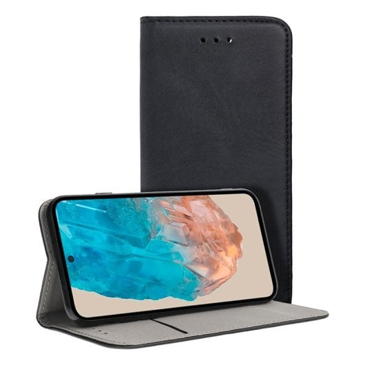 COOL Flip Cover Hülle für Samsung M356 Galaxy M35 5G Schlichtes Schwarz