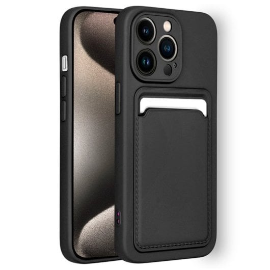 COOL Card Case für iPhone 15 Pro Max Schwarz