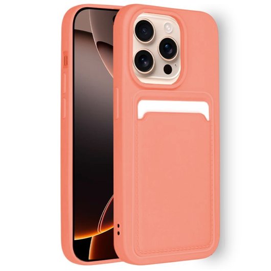 Carcasa COOL Card para iPhone 16 Pro Max Rosa