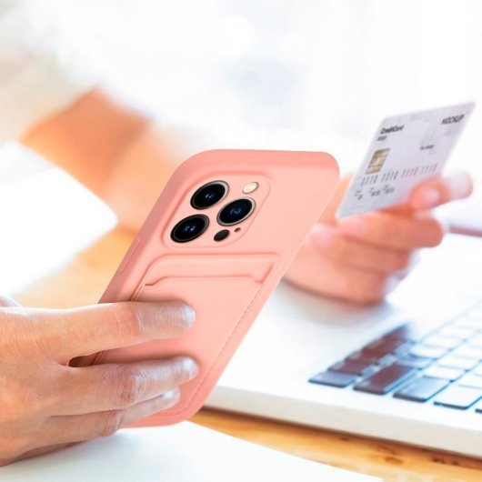 Carcasa COOL Card para iPhone 16 Pro Max Rosa