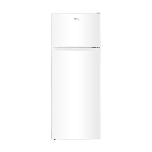 Frigorífico VOK Dos Puertas 145cm 206L E Blanco Freeze Zone LED Puertas Reversibles