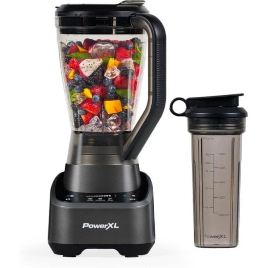 Batidora PowerXL SensiMax 1500W Motor Turbo 6 Cuchillas Jarra 2.13L y LCD