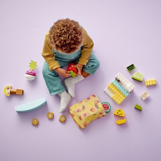 Lego DUPLO 10983 Organic Market, ensemble de jouets avec 40 pièces éducatives et empilables