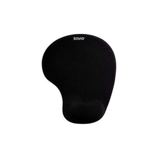 Tappetino Savio MP-01B Gel Nero Reposapolso Base Antiscivolo 230x190x18mm