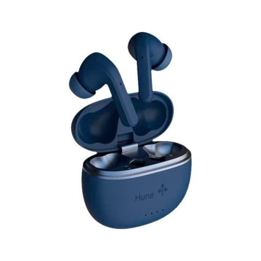 Auriculares Hune Eco Soja TWS Bluetooth Cancelación Activa 25 h Azul Océano