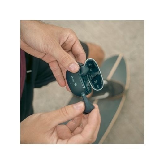 Auriculares Hune Eco Soja TWS Bluetooth Cancelación Activa 25 h Azul Océano