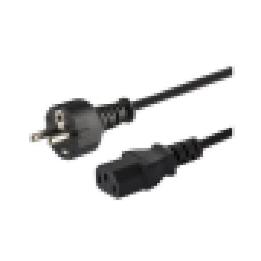 Cavo Savio CL-89 1,2M Schuko a IEC C13 rame nero 250V compatibile IBM