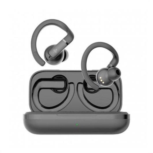 Auriculares Hune Eco Haba Sport TWS Bluetooth IPX5 10h Cinza Rocha