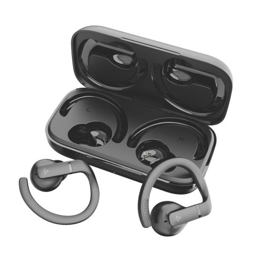Auriculares Hune Eco Haba Sport TWS Bluetooth IPX5 10h Cinza Rocha