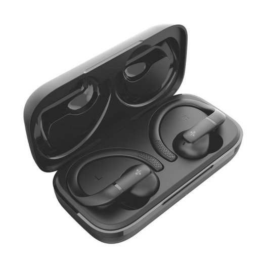 Auriculares Hune Eco Haba Sport TWS Bluetooth IPX5 10h Cinza Rocha