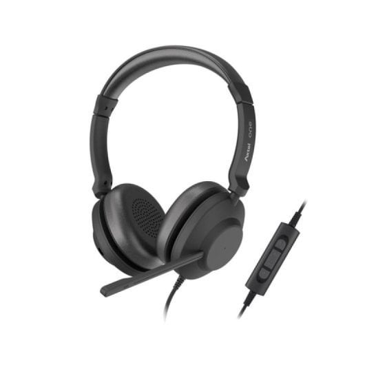 Auriculares Axtel con cable USB-A/USB-C cancelación de ruido micrófono diadema