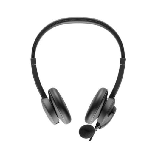 Auricular com fio Axtel USB-A/USB-C com microfone para escritório e chamadas