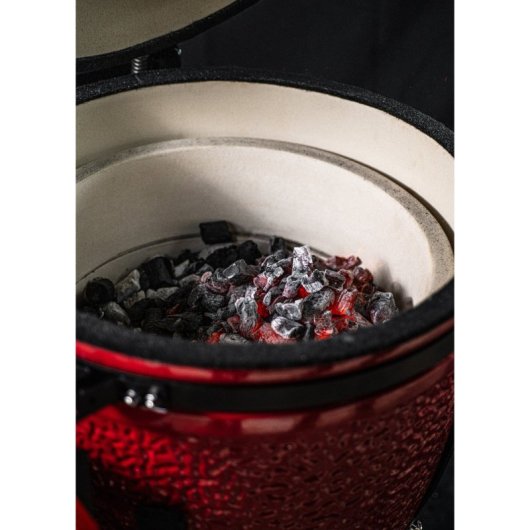 Barbacoa japonesa Create cerámica, 430ºC, autolimpieza a 260ºC, ahumados y cocción lenta exterior