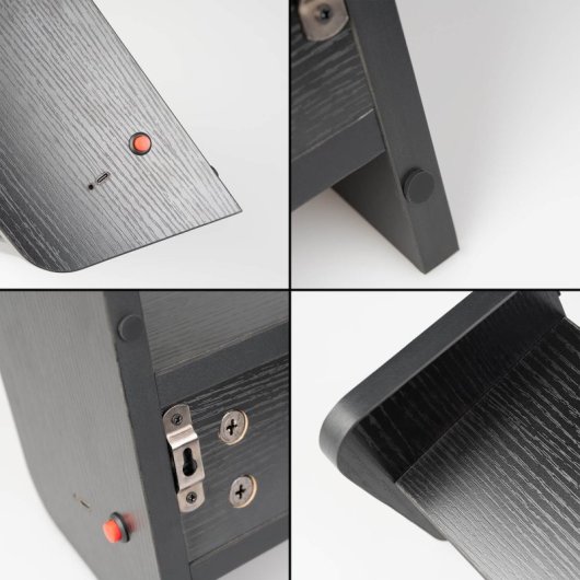 Lámpara Erik Arcade Marquesina MDF/Acrilato Batería 2000mAh USB-C Estantería 34cm