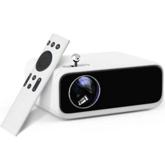 Proyector Wanbo HD 250 lúmenes LCD Mini Pro Portátil Bluetooth HDMI Blanco