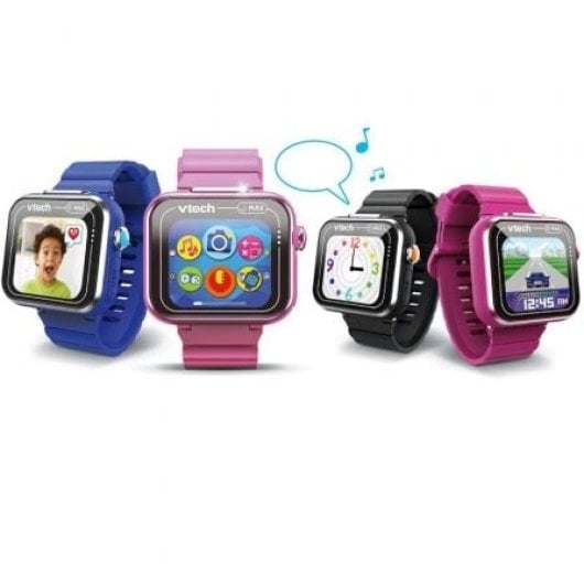 Montre connectée VTECH Kidizoom Max double caméra, écran tactile 1,69″, framboise