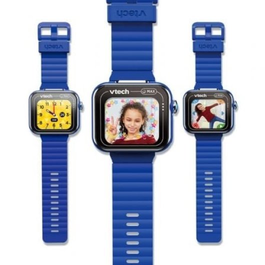 VTECH Kidizoom Smartwatch Max, Blau, Touchscreen, 256 MB, 2 Kameras, Kindersicherung