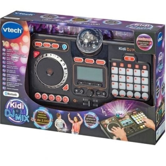 Mesa de mezclas VTech Kidi DJ Mix Bluetooth micrófono luces DJ efectos personalizados