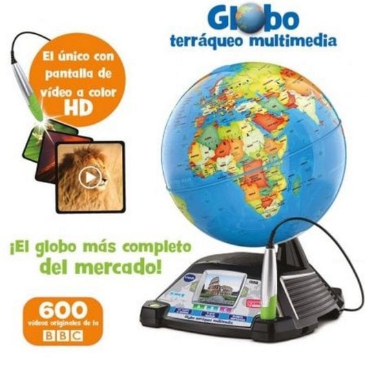 VTech Interaktiver Multimedia-Globus LCD 2,7″ 600 BBC-Videos 28cm Durchmesser