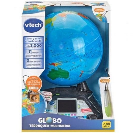 VTech Interaktiver Multimedia-Globus LCD 2,7″ 600 BBC-Videos 28cm Durchmesser