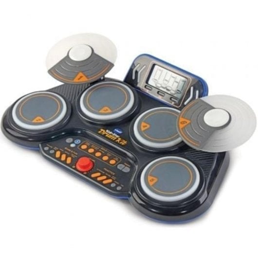 Bateria Eletrônica VTech Kidi DJ Drums LCD Bluetooth com Efeitos Neon Bateria Eletrônica VTech Kidi DJ Drums LCD Bluetooth com Efeitos Neon