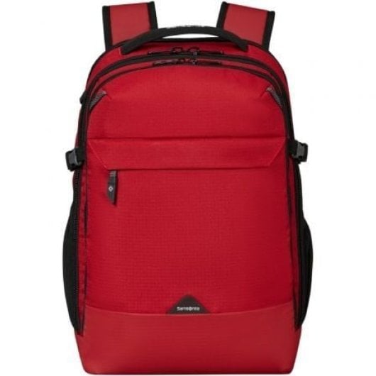 Zaino Samsonite Roadseeker M 28L in PET riciclato rosso mattone Ergonomics Pro