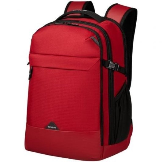 Zaino Samsonite Roadseeker M 28L in PET riciclato rosso mattone Ergonomics Pro