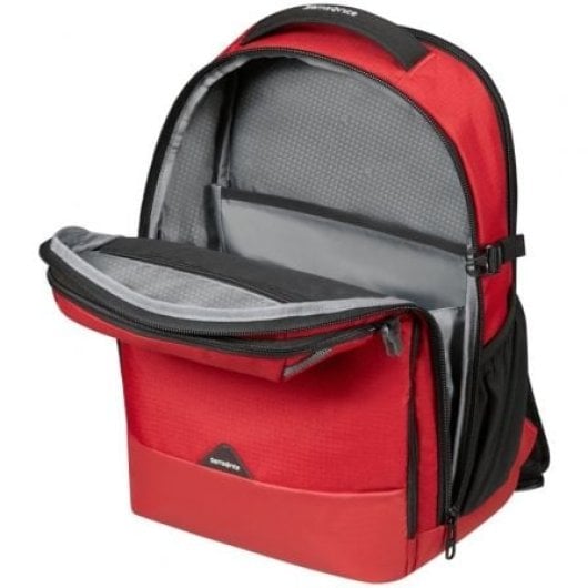 Zaino Samsonite Roadseeker M 28L in PET riciclato rosso mattone Ergonomics Pro