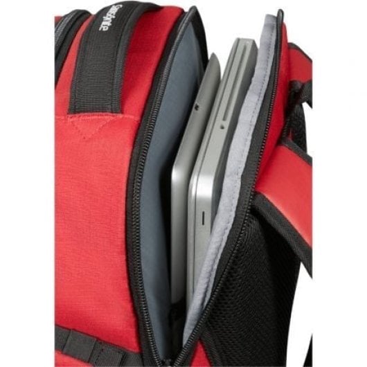 Zaino Samsonite Roadseeker M 28L in PET riciclato rosso mattone Ergonomics Pro