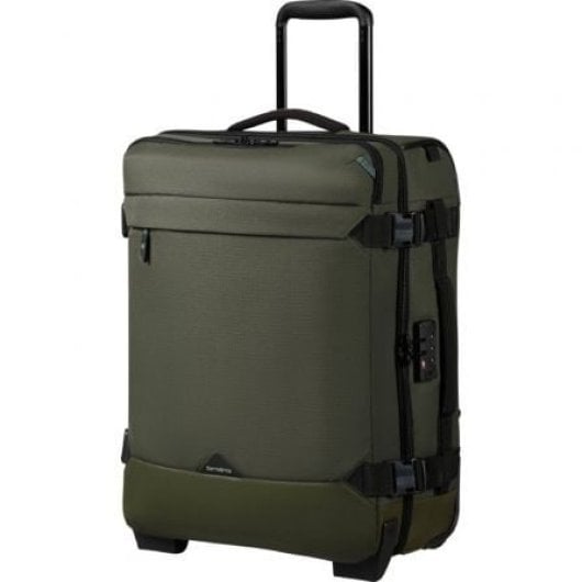 Sac de voyage Samsonite Roadseeker 55 cm, olive foncé, 50 L, 2 roues, en PET recyclé TSA