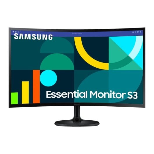 Monitor Samsung 27? 1080p 100Hz VA Curvo Eye Saver Flicker Free VESA HDMI