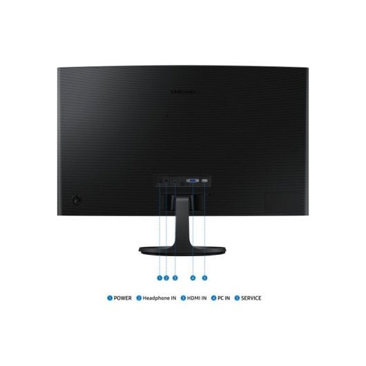 Monitor Samsung 27? 1080p 100Hz VA Curvo Eye Saver Flicker Free VESA HDMI