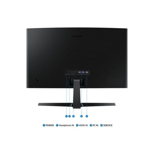 Monitor Samsung 24? 1920x1080 100Hz VA Curvo 1800R Eye Saver Mode VESA