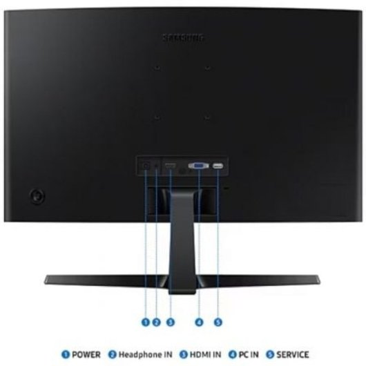 Monitor Samsung 24? 1920x1080 100Hz VA Curvo 1800R Eye Saver Mode VESA