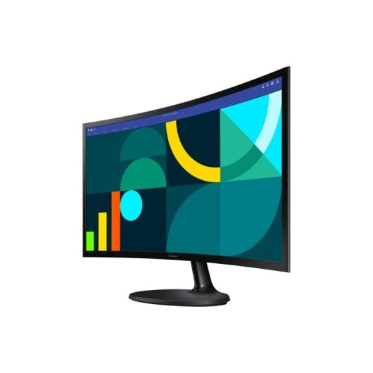 Samsung 24″ 1080p 100Hz VA Curved Monitor mit Augenschutz, Gaming-Modus, Schwarz
