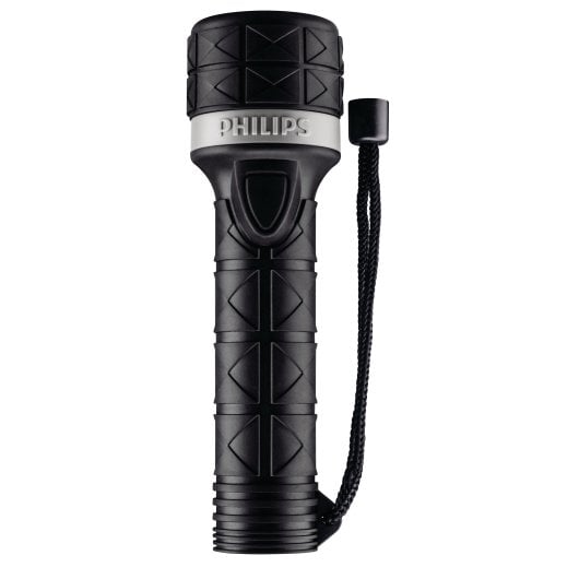 Linterna Philips SFL5200/10 LED 0,3W, caucho, resistente al agua y a impactos, banda de nylon