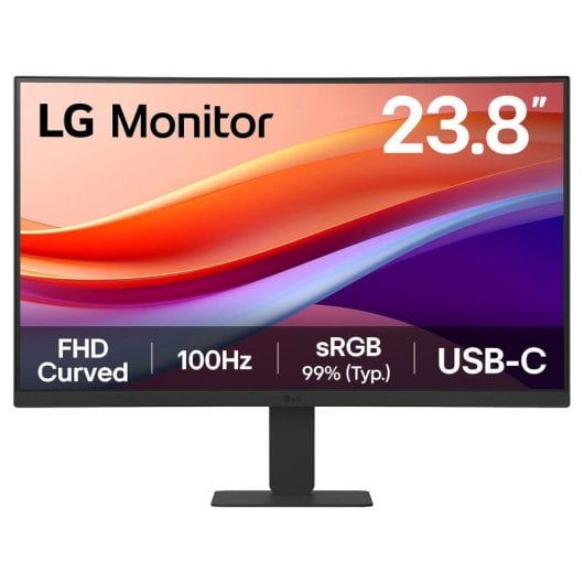 LG 24U421A-B 23.8" VA FullHD 100Hz HDR10 Curvo