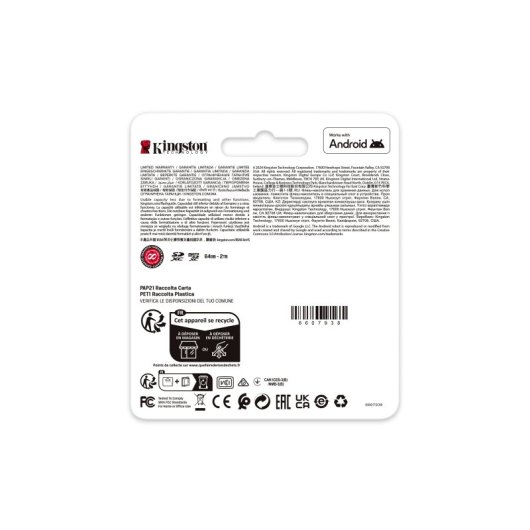 Kingston Canvas Go Plus Gen4 128 GB 200 MB/s UHS-I U3 V30 A2 MicroSD-Karte mit Adapter