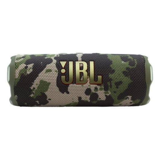 Coluna Bluetooth sem fios JBL Flip 7 bidirecional de 35 W, design cilíndrico, caqui