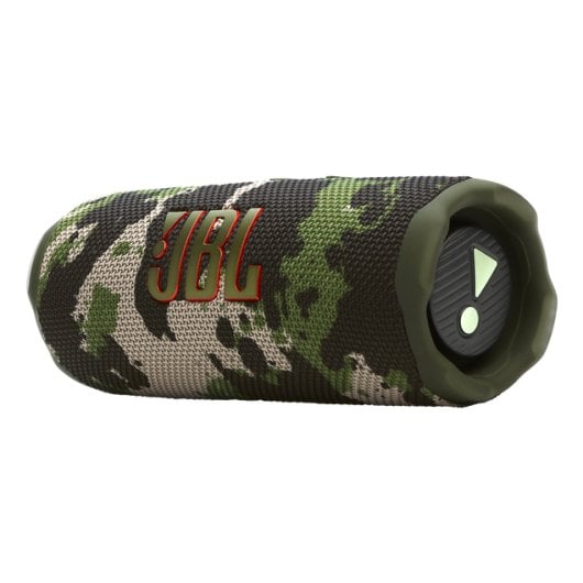 Enceintes Bluetooth sans fil JBL Flip 7 2 voies 35 W, design cylindrique, kaki