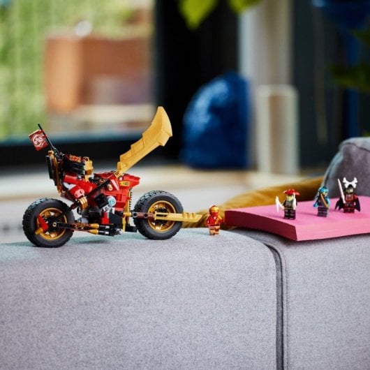 Lego NINJAGO 71783 Conjunto de construção de bicicleta mecânica EVO do Kai, 312 peças, 4 minifiguras, sem necessidade de pilhas