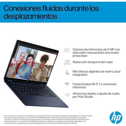 HP OmniBook X Flip 14-fm0008ns 14" Intel Core Ultra 7 258V 32GB 1TB 3K Táctil Windows 11
