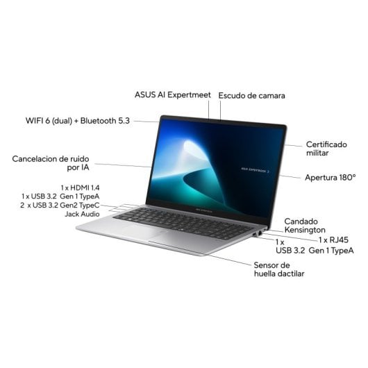 ASUS ExpertBook P1503CVA 15.6? Intel Core i3-1315U 16GB 512GB SSD Windows 11 Pro UHD Graphics QWERTY