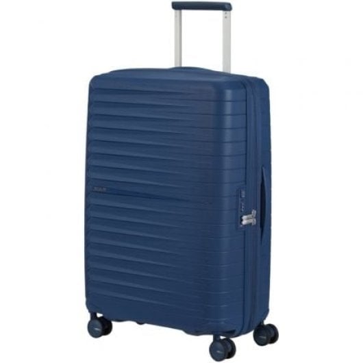 Valise American Tourister FastForward Spinner 68 cm 4 roues TSA bleu marine extensible