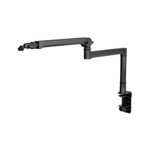 ENDORFY Broadcast Niedriger Gelenkmikrofonarm, mattschwarzes Metall, vibrationshemmend, bis 2 kg